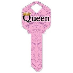 Howard Keys KW-HK31 | Decorative Key Blank, Kwikset, Queen Design