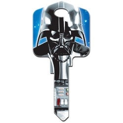 Howard Keys KW-SW1 | Decorative Key Blank, Kwikset, Large Headed, Painted, Star Wars Darth Vader Design