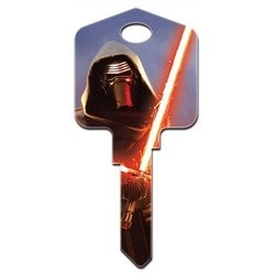 Howard Keys KW-SW8 | Decorative Key Blank, Kwikset, Painted, Star Wars First Order Design, Individually Carded