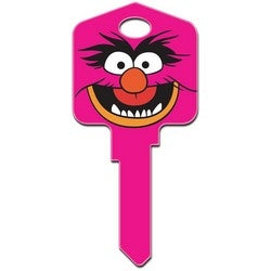 Howard Keys SC1-D24 | Decorative Key Blank, Schlage, Large Headed, Painted, Disney Animal Design, Individually Carded