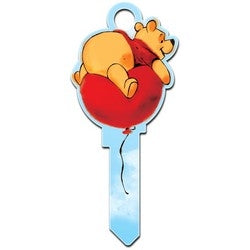 Howard Keys SC1-D74 | Decorative Key Blank, Schlage, Disney Winnie the Pooh Design on Front, Bees and Hive Design on Back, Individually Carded