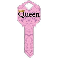 Howard Keys SC1-HK31 | Decorative Key Blank, Schlage, Queen Design