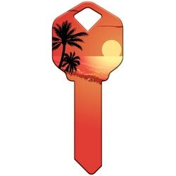 Howard Keys SC1-HK53 | Decorative Key Blank, Schlage, Sunset Design