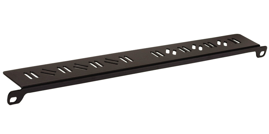 Hubbell Premise Wiring CMBR | Cable Management Mounting Bar, Rear Cable Management, Black, Steel, For 19 in. Racks/Panels, 1.25 x 19 in., Rack/Panel