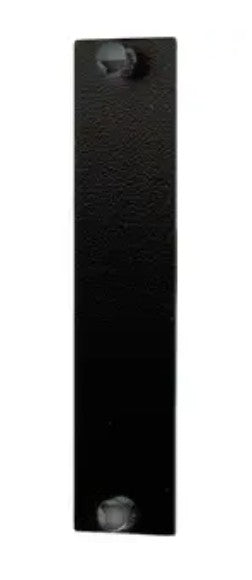 Hubbell Premise Wiring FSPNB | Blanking Panel,Black,Ceramic Zirconium,Snap-In Mount