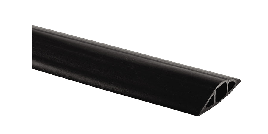 Hubbell Premise Wiring FT3BK25 | Floor Cable Cover, Black, 3 in. x 25 ft.