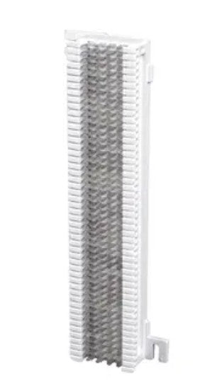 Hubbell Premise Wiring HPW66M150C5 | Cross Connect Block, Cat 5e, 66 Termination, White, Cover, 50 Pair