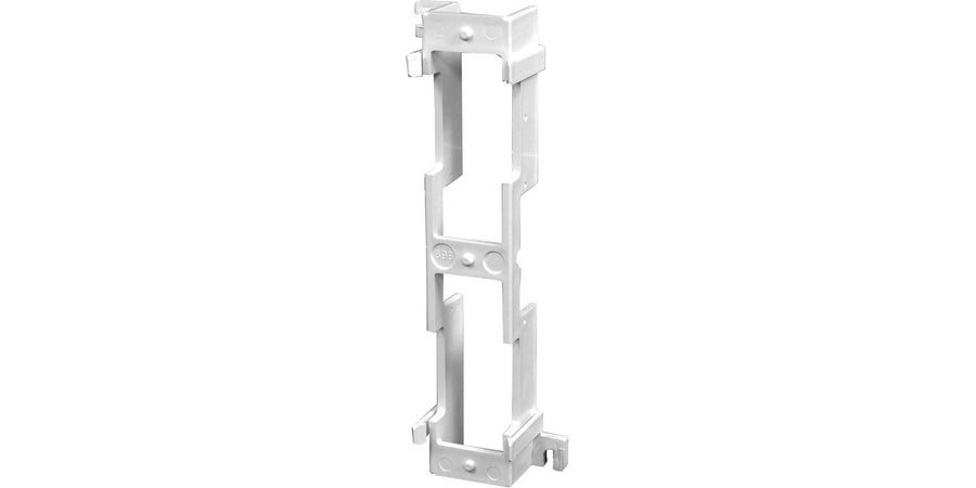 Hubbell Premise Wiring HPW89B | Stand off Bracket, White, Thermoplastic, WxH 2.57 x 1.5 in.