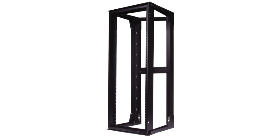 Hubbell Premise Wiring HPWWMR24 | Swing-Out Rack Bracket, Black, Steel, WxLxH 20-3/4 x 18 x 24 in., Powder Coated