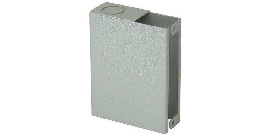 Hubbell Premise Wiring REKFP | Patch Panel Mounting Bracket, RAL 7035 Light Gray, Steel, WxHxD 6.3 x 6.5 x 2.7 in.