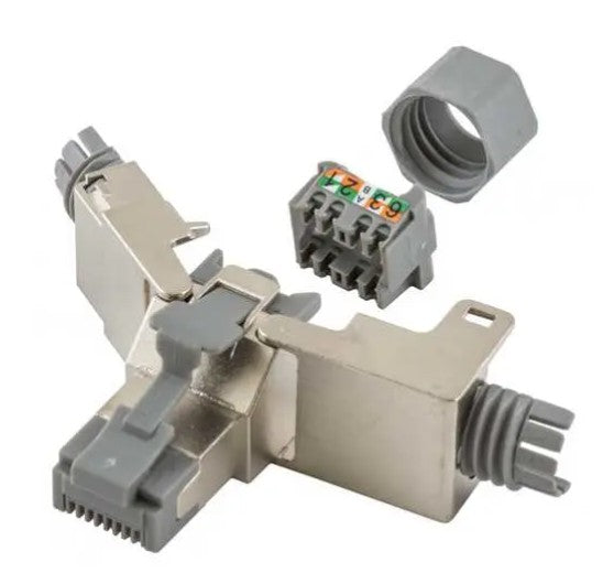 Hubbell Premise Wiring SP6 | Modular Plug, Silver, 1000VAC