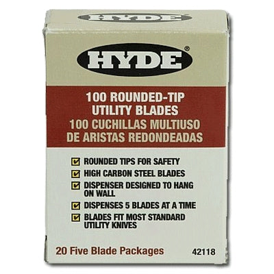 Hyde Manufacturing Company 42118 | Utility Knife Blades, 100/Box