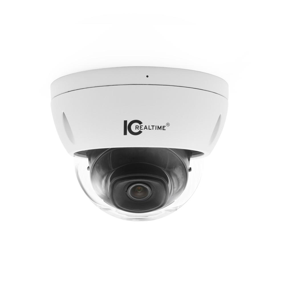 IC Realtime IPEG-D40F-IRW3 | 4MP IP Indoor/Outdoor Small-Size Vandal Dome Camera