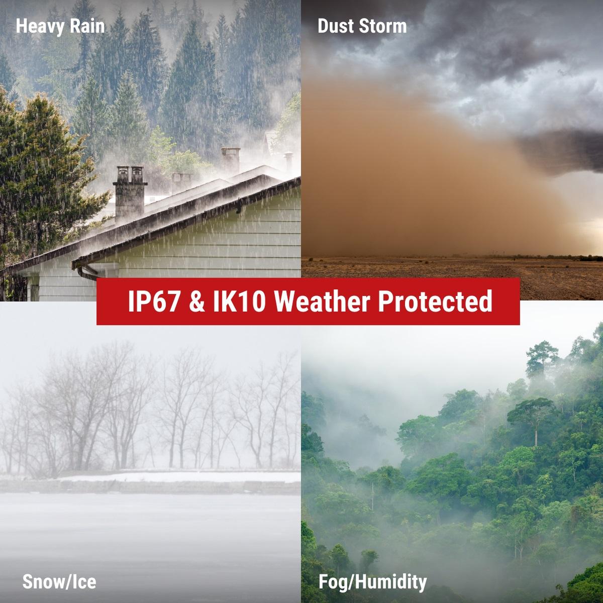 IC Realtime IPEG-D40V-IRW3 | 4MP IP Indoor/Outdoor Mid-Size Vandal Dome Camera
