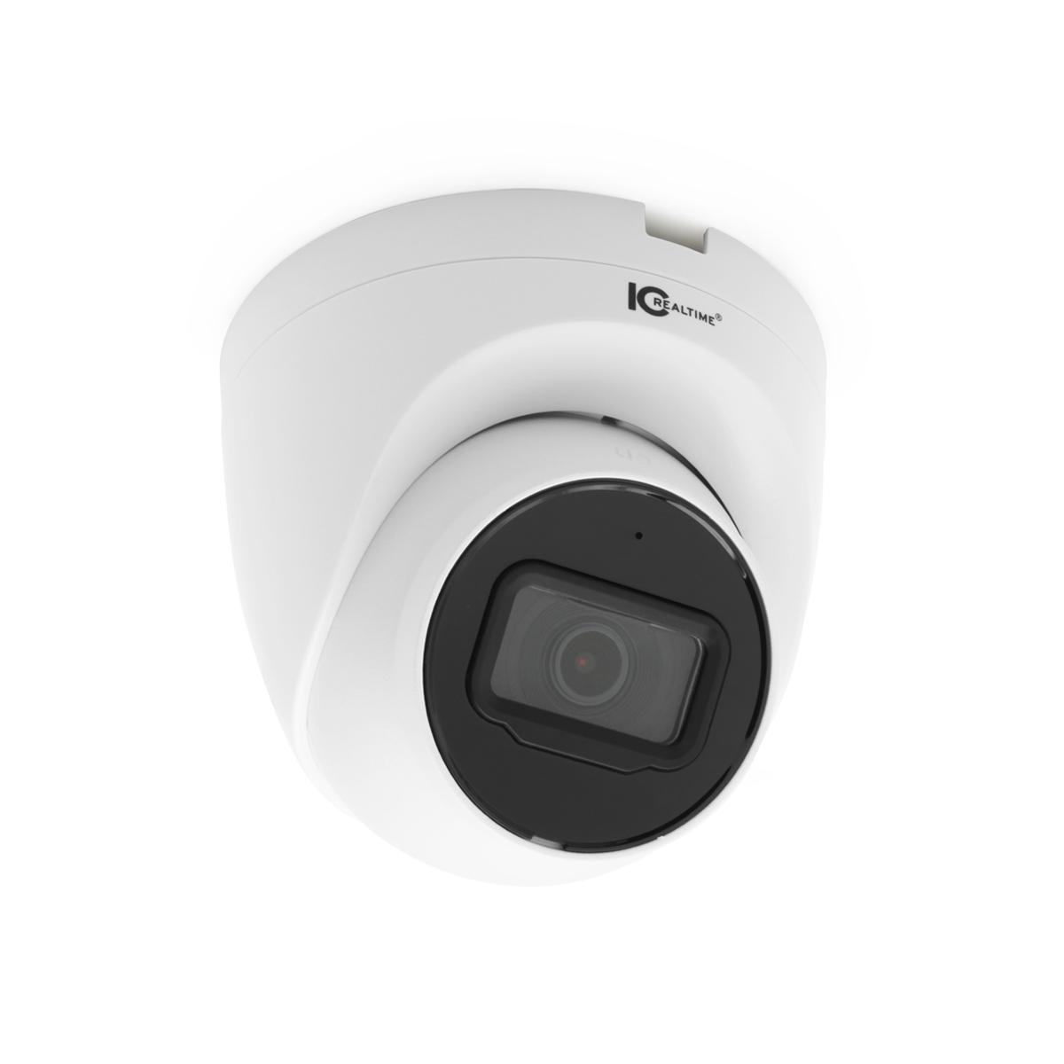 IC Realtime IPEG-E80F-IRW2 | 8MP IP Indoor/Outdoor Small-Size Eyeball Dome Camera