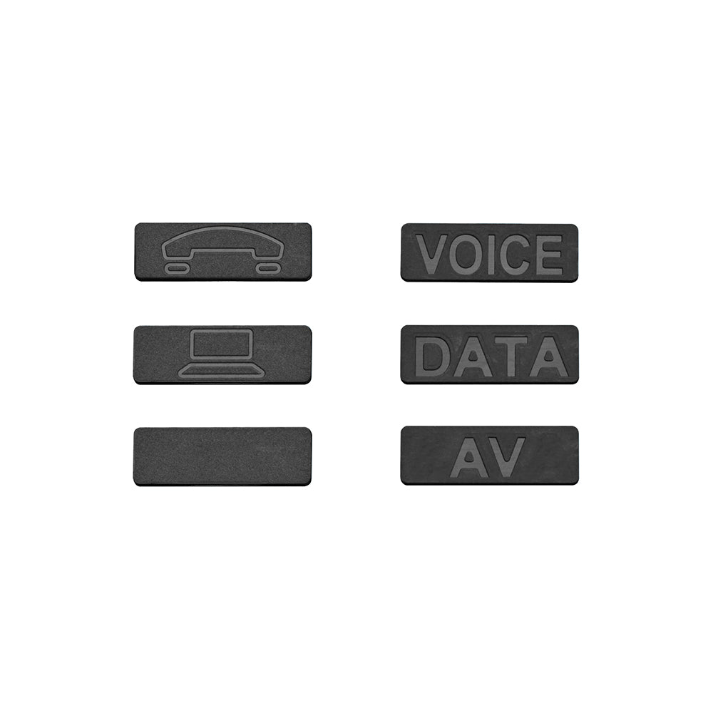 Leviton ICONS-ICE | Atlas-X1 Bulk Icons (pack of 72), Black