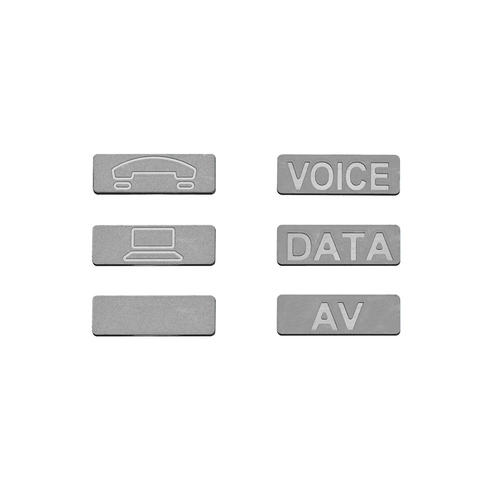 Leviton ICONS-ICG | Atlas-X1 Bulk Icons (pack of 72), Gray