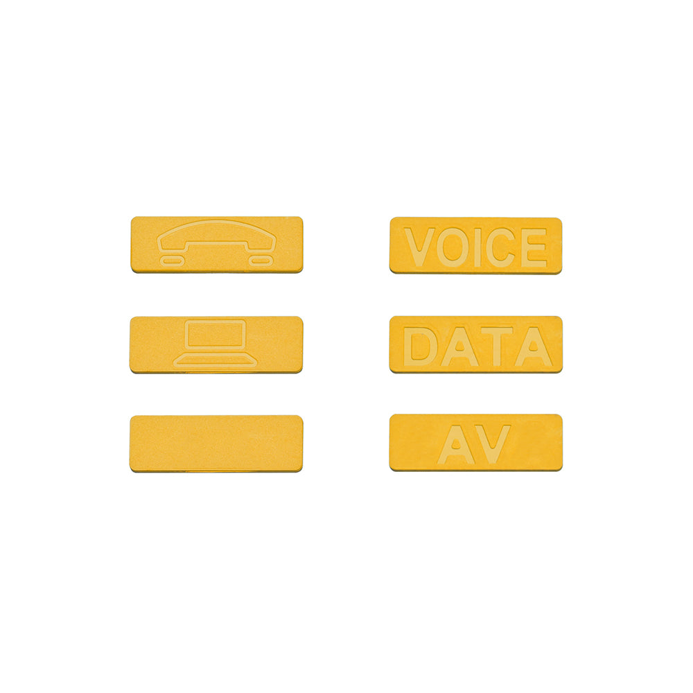 Leviton ICONS-ICY | Atlas-X1 Bulk Icons (pack of 72), Yellow