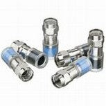 Ideal Industries 89-045 | Coax Connector, Commercial, Omniconn Rg-6 Quad Cmpr, F Conn, Model 6Qfoc, Each For Kits