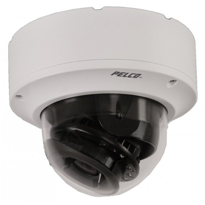 Pelco IME332-1ERSUS | 3 Megapixel Environmental Network IR Dome Camera with US Power Cord, 8-20mm Lens