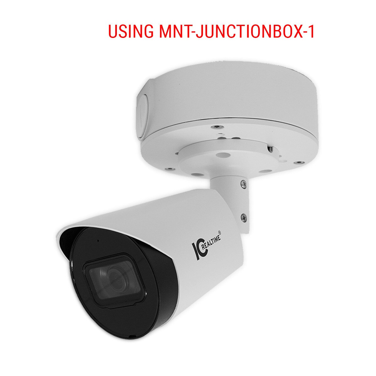 Ic Realtime IPEG-B40F-IRW2 | 4 MP Bullet Network Camera, Fixed Lens, H.265/H.264/MJPEG