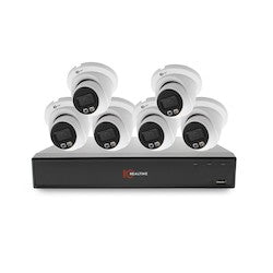 Ic Realtime Llc NIGHTWATCH-PRO-AI-6ED-VFX | Nightwatch-Pro-Ai Bundle (1) Nvr-Vfx08Poe-1U4K1-2Tb, (6) Ipeg-E40F-Diw1 Cams