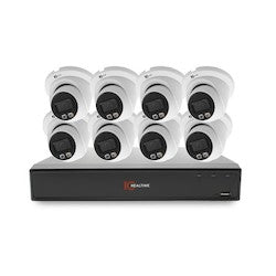Ic Realtime Llc NIGHTWATCH-PRO-AI-8ED-4TB | Nightwatch-Pro-Ai Kit, 4Tb Nvr(Mx08Poe-1U-4Km1) + 8 Cameras (Ipeg-E40F-Diw1)