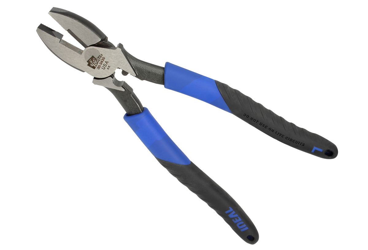 Ideal Industries Usa 30-3455 | 9" Linesman Plier - Smart-Grip