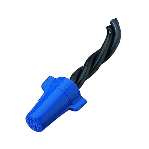 Ideal Industries Usa 30-454 | Wing-Nut 454 Wire Connector, Blue (Pack of 25)