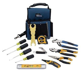 Ideal Industries Usa 35-790 | Ideal Laseredge Electrician'S Hand Tool Kit, Bag Tool Storage, 13 Pieces