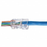 Ideal Industries Usa 85-371 | Modular Plug: Fiber Optic Cable Size_Combined, # Of Positions: 8 Color: Clear, 5E