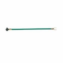 Ideal Industries 30-3184 | 8In Pigtail, 1 Wire, Stranded, 12 Awg, Green, Fork, Ring & Screw, 25/Bag