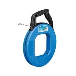 Ideal Industries 31-066 | Cable Puller, 1/8 In. X 120 Ft Formed Hook, Stainless Steel Fish Tape, With Handle And Reel