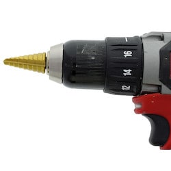 Ideal Industries 35-512 | Step Drill Bit, Double Fluted, 9-Hole, 1/16" Increment, 3/8" Diameter X 1" Length Shank, 1/4 To 3/4" Drill Diameter