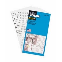 Ideal Industries 44-103 | Wire Marker Booklet, Asst 1-48, 10 Each
