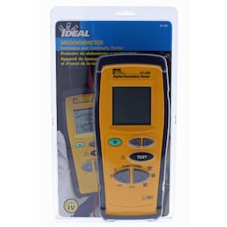 Ideal Industries 61-795 | Insulation Tester With Pi, Dar, Remote Probe, Leads & Case 50/100/250/500/1000 Vdc