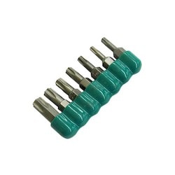 Ideal Industries 78-0101 | Drill Bits, 7 Pc.Tamperproof Torx W, Holder Power Bit