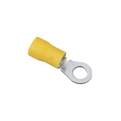 Ideal Industries 83-2371 | Ring Term Vinyl Insul 3/8In, Stud, 25/Pack