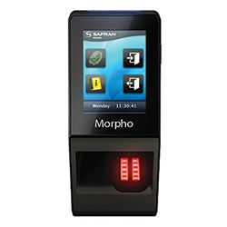 Idemia Identity & Security 293678678 | SIGMA Lite+ Prox Card Reader, 1:500 User Biometric Identification, Fake Finger Detection, 2.8" Touchscreen, Buzzer, IP65 Rated