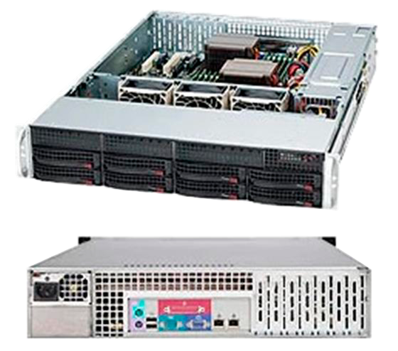 Inaxsys Security Systems 2U-IPS-6T | 2U Rackmount IP Server, 6000 GB Hard Drive
