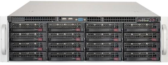 Inaxsys Security Systems 3U-IPS-192T-DS | Inaxsys 3U Rackmount IP Server with Redundant PS- 192000 GB Hard Drive