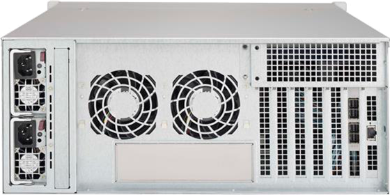 Inaxsys Security Systems 4U-MSS-512T-RAID5-HSDS | Inaxsys 4U 60 bay Massive Storage Server with RAID, Hot Swap, Redundant PSU-512000 GB