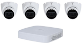 Inaxsys Security Systems INSK4N4T1T | 4ch Camera and NVR KIT: 4 Channel 1 TB 4K NVR bundled with 4 x 4.1MP Turret Cameras