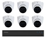 Inaxsys Security Systems INSK8N6T2T | 8ch Camera and NVR KIT: 8 Channel 2 TB 4K NVR Bundle with 6 x 4.1MP TURRETS