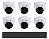 Inaxsys Security Systems INSK8N6T2T | 8ch Camera and NVR KIT: 8 Channel 2 TB 4K NVR Bundle with 6 x 4.1MP TURRETS