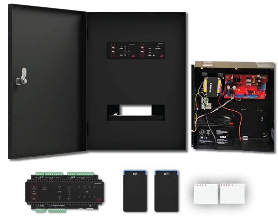 Inaxsys Security Systems | Protege WX 2-Door Access Kit with 1.8A Power Supply & 2 TSEC Mini Desfire