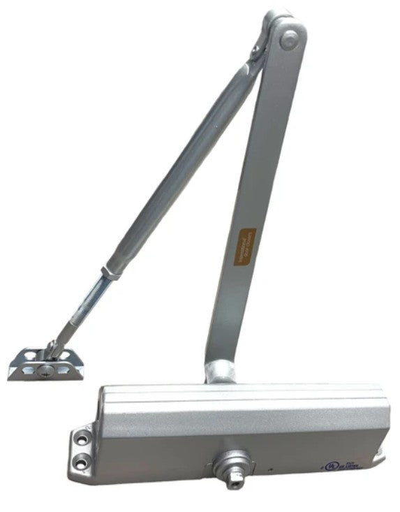 International Door Closers 8051-TP AL | Door Closer, Aluminum, Adjustable Size 1-6, ANSI Grade 1, Regular Arm