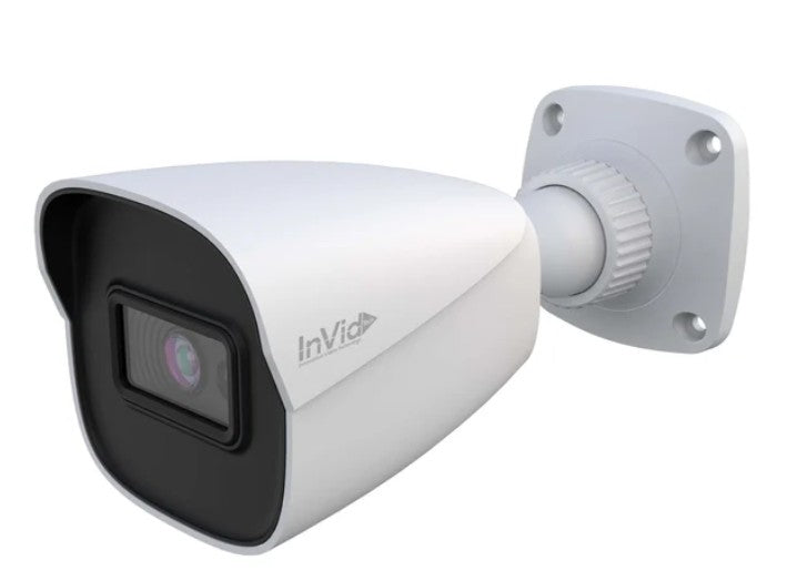 Invid Tech PAR-P5BIR28-LC2 | IP Bullet Camera, 12 VDC, Outdoor, 5 MP, 0.84lb. (0.38kg) Weight