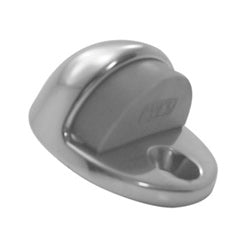 Ives, H. B. FS436 US3 | Door Floor Stop, Dome, 1" Height Dome, 1-3/4" Diameter x 3/16" Height Base, 2" Oval, Clear Coated Bright Brass