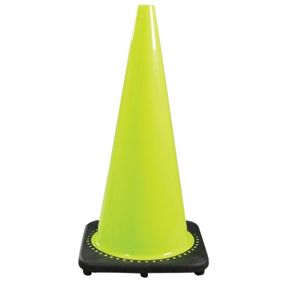 JBC Safety Plastic Inc RS70032C-LIME | Traffic Cone, 28 in., 7 lb, Lime